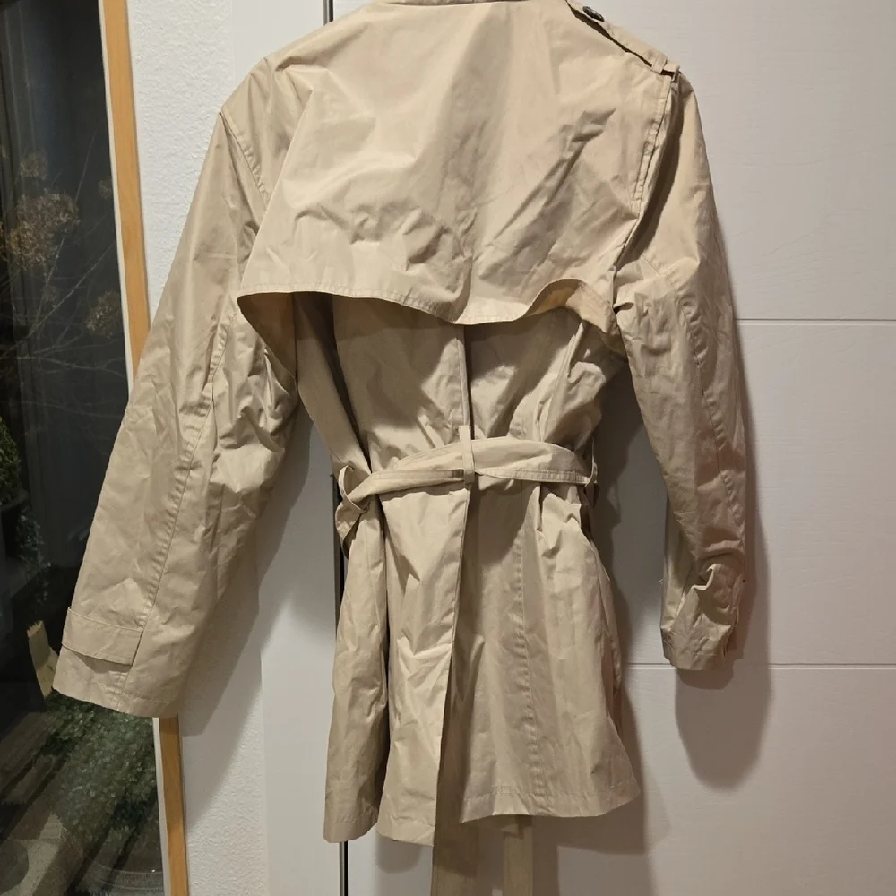Nine West Beige Belted Trench Coat for Women, XL, GUC, Designer Chic, Casual - Picture 8 of 12